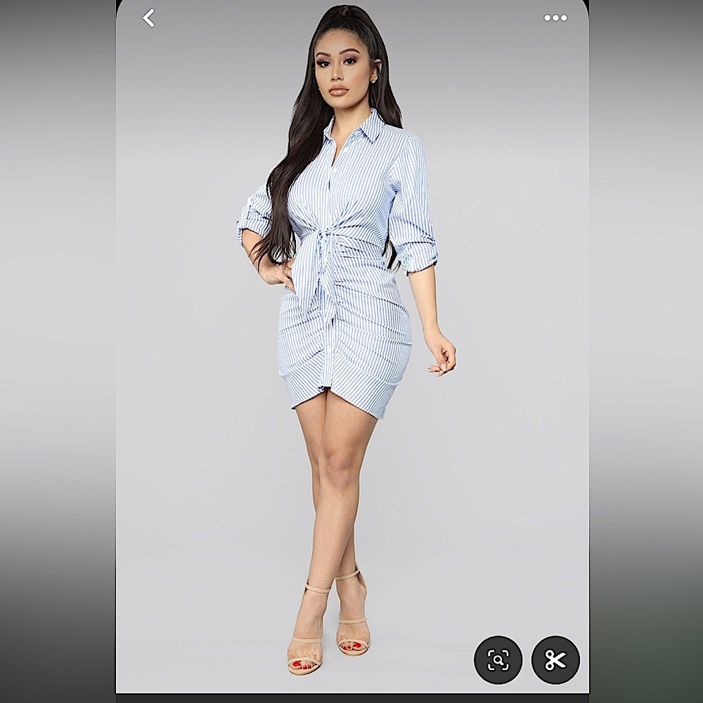 Anchors away shirt dress by fashion nova